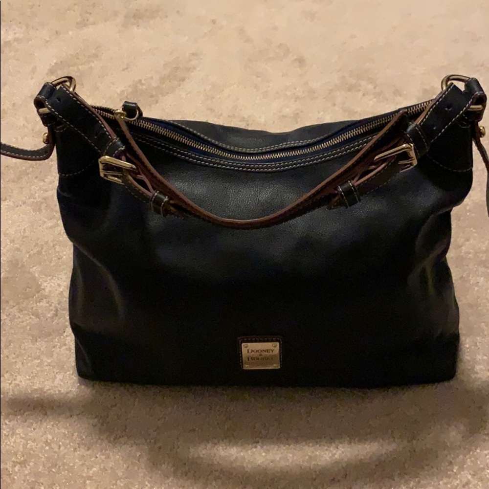 Dooney & Bourke Navy Blue Hobo Bag.